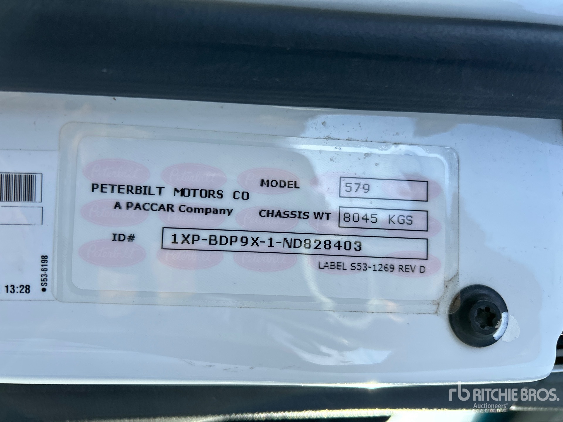 2022 Peterbilt 579