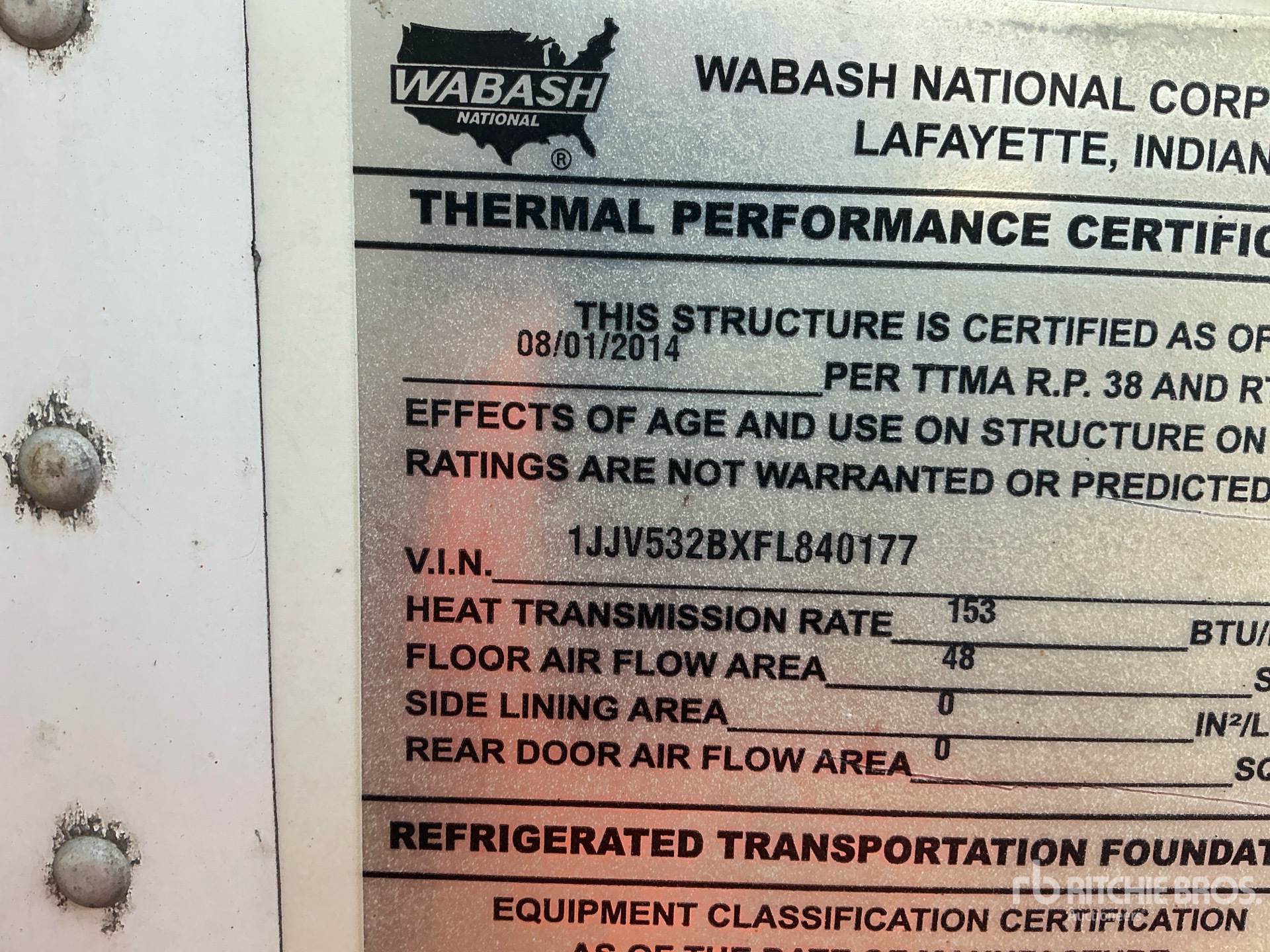 2015 Wabash RFALHSA