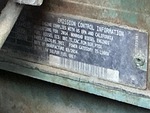 Engine with Emission Label