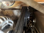 Engine with A/C Compressor