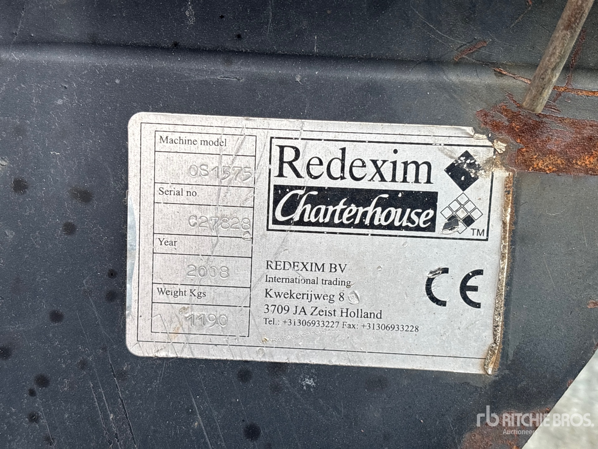 General Appearance with N.º de serie/VIN