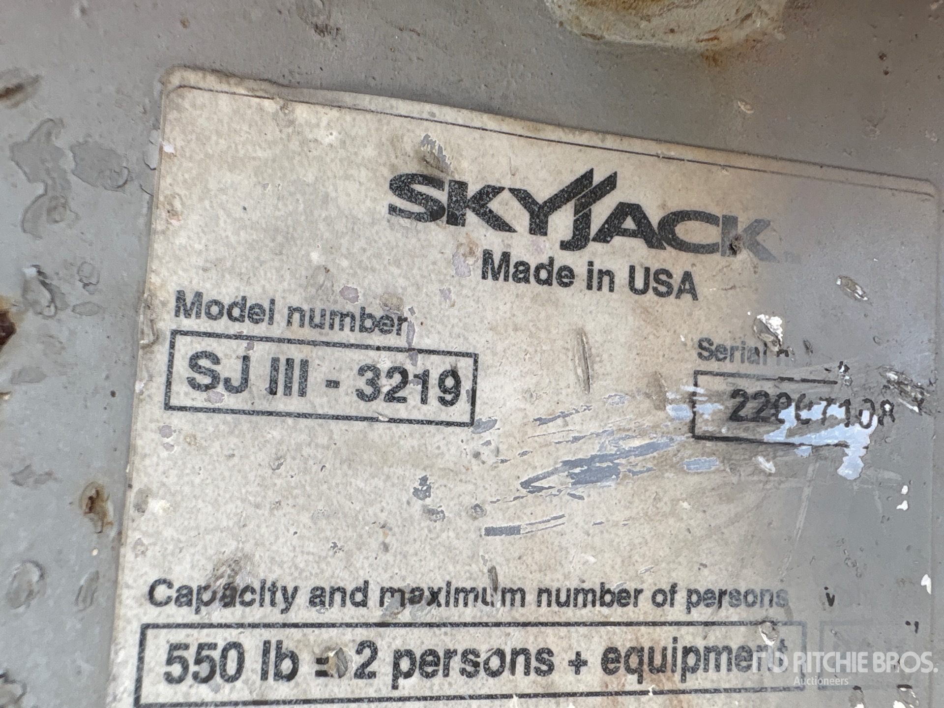 2007 Skyjack SJIII-3219