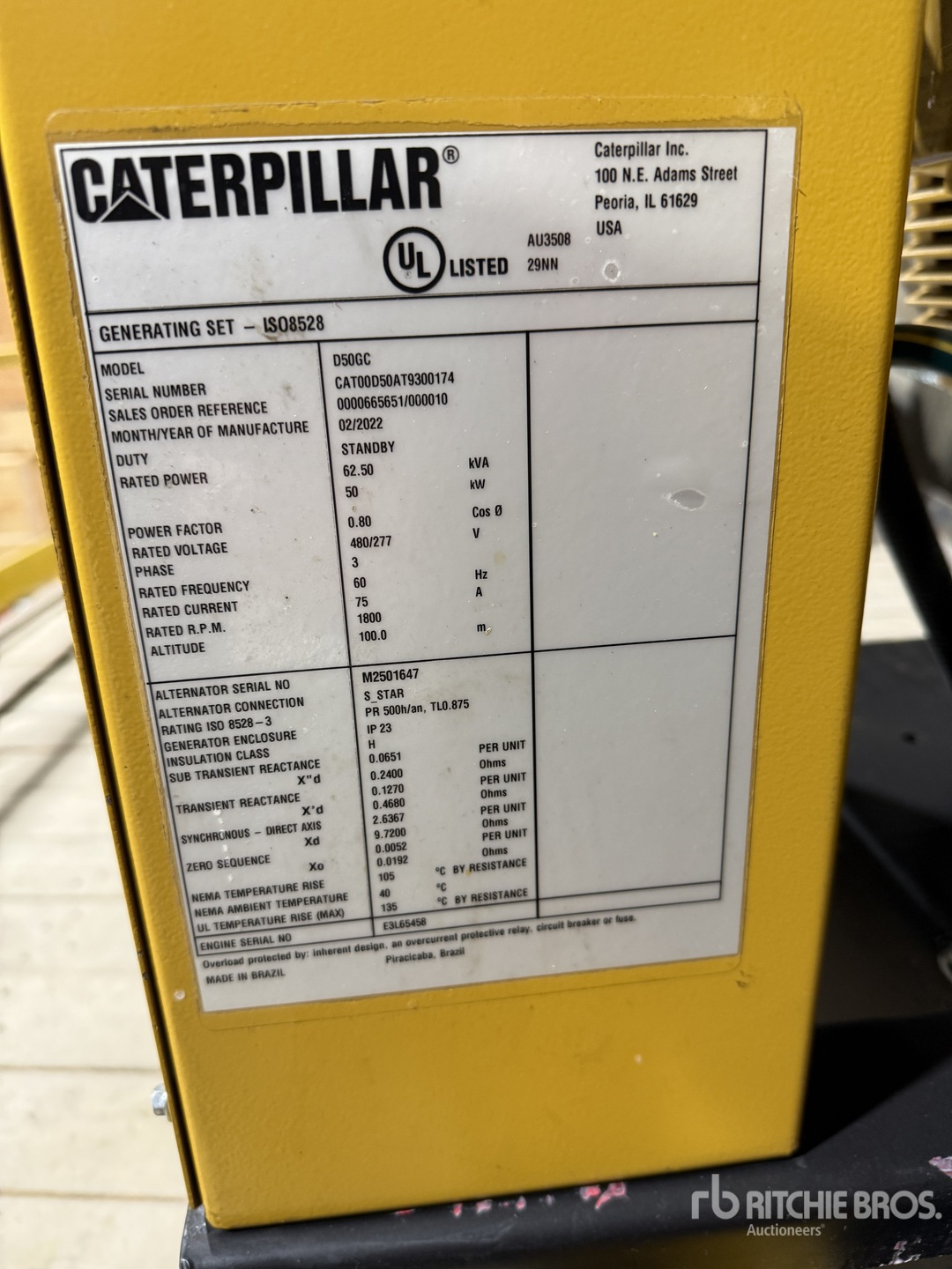 2022 Caterpillar D50GC