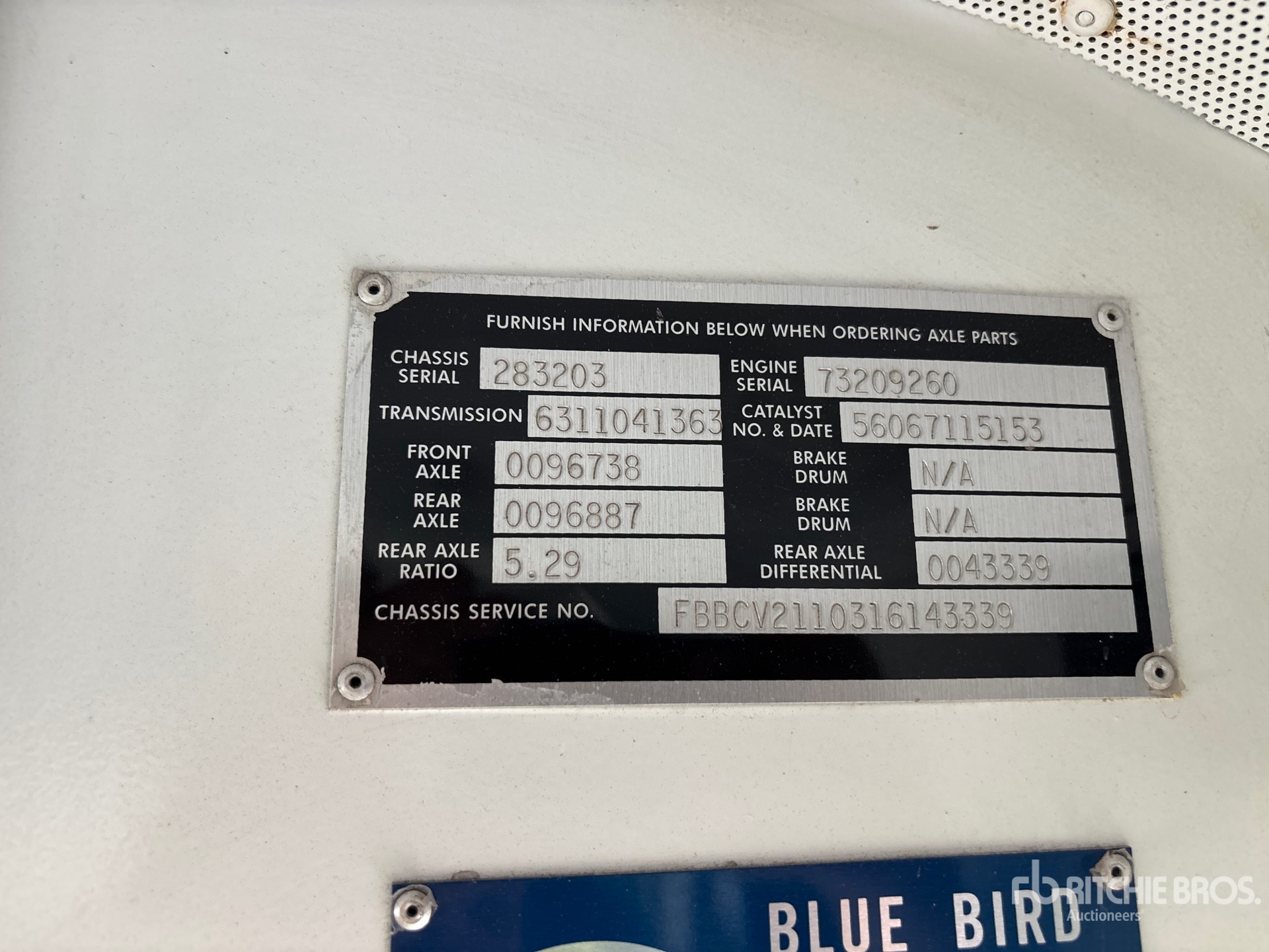 2012 Bluebird 4X2 47-SEAT SCHOOL