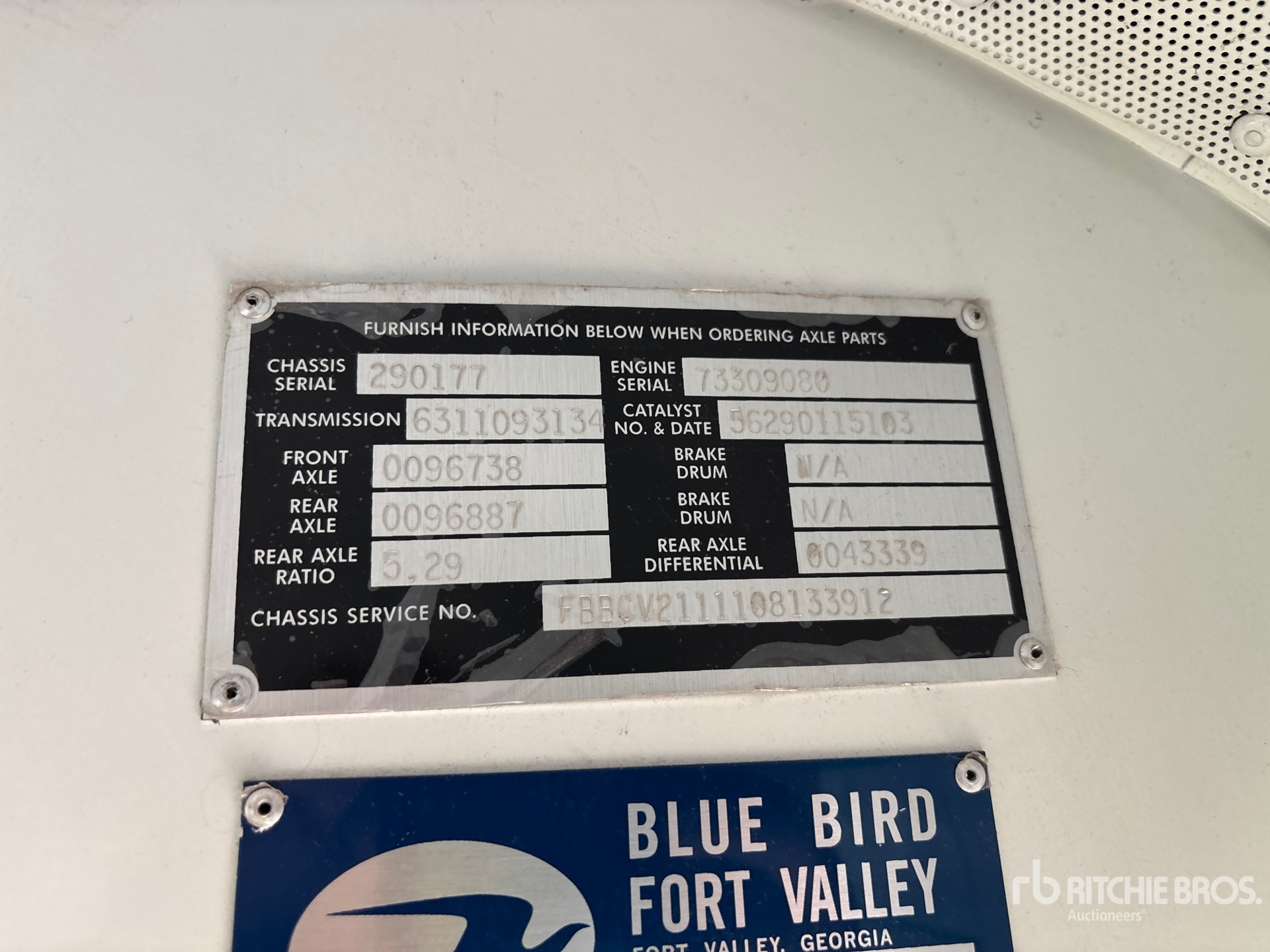 2013 Bluebird 4X2 48-SEAT SCHOOL