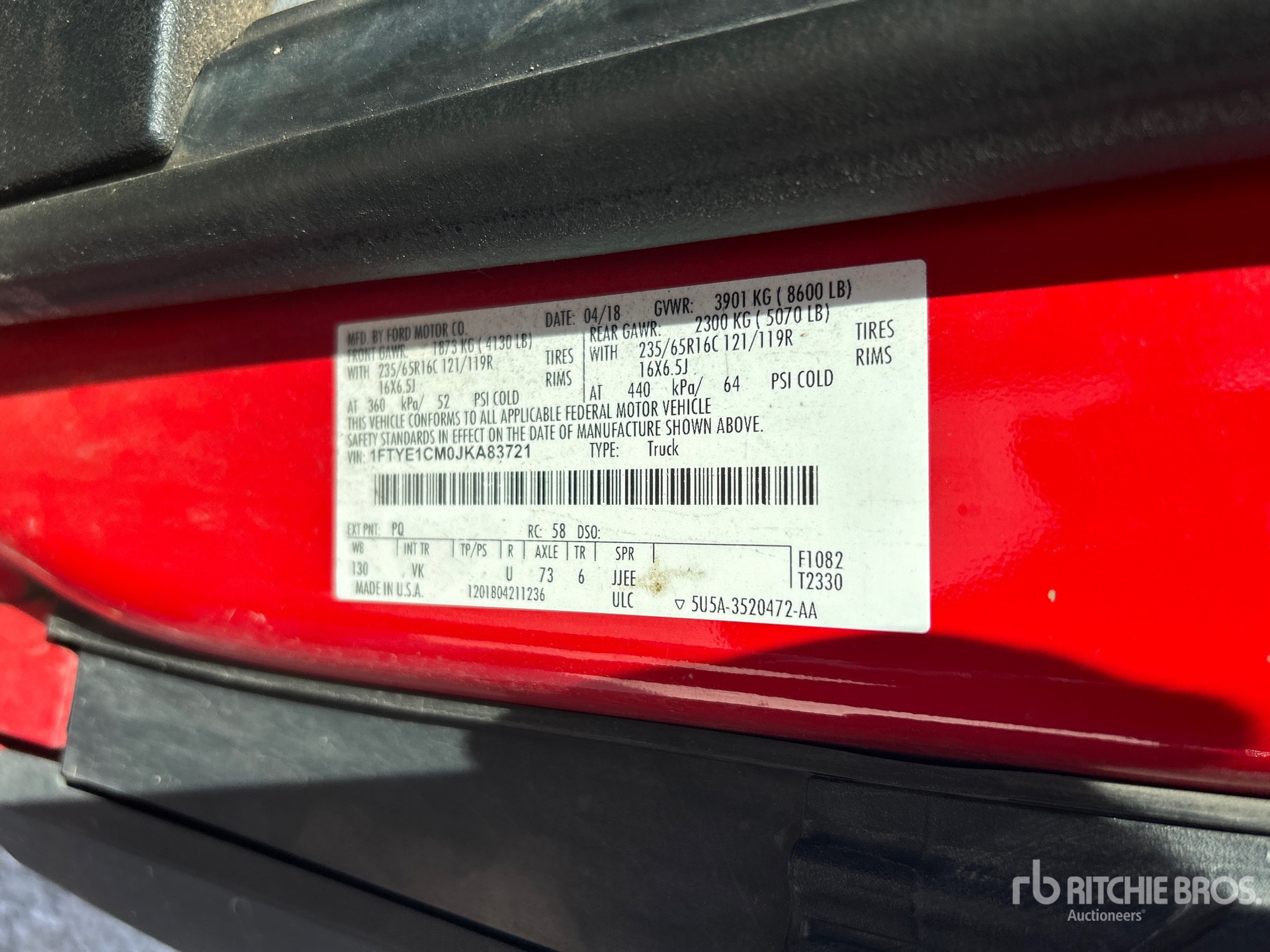 2018 Ford TRANSIT 150