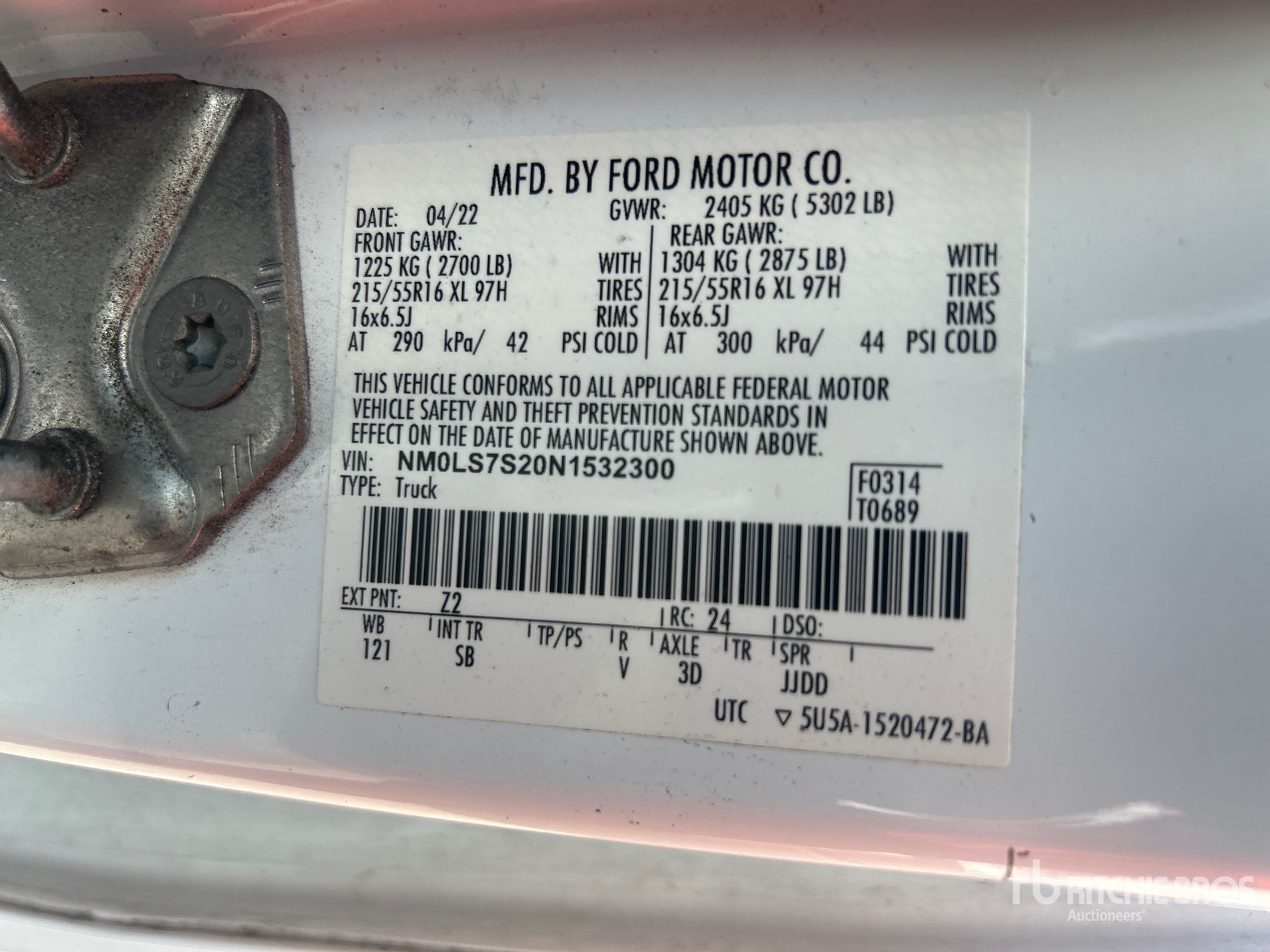 Photo of 2022 Ford TRANSIT CONNECT