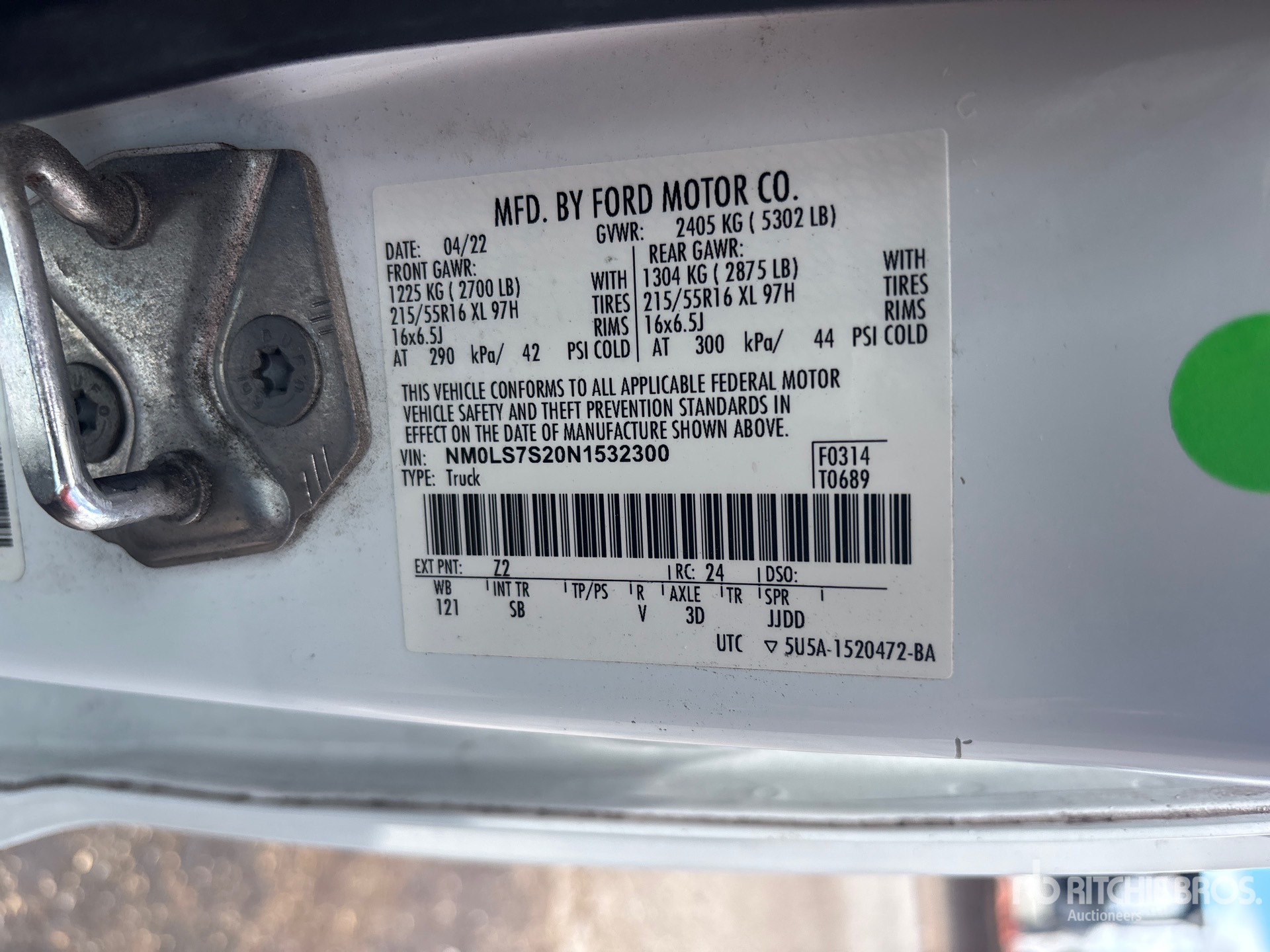 2022 Ford TRANSIT CONNECT