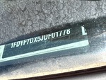 General Appearance with Frame Stamp Serial Number/VIN Photo