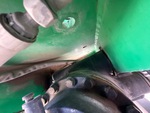 Drivetrain with Rear Axle Oscillating Pin