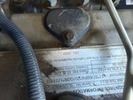 Engine with Emission Label