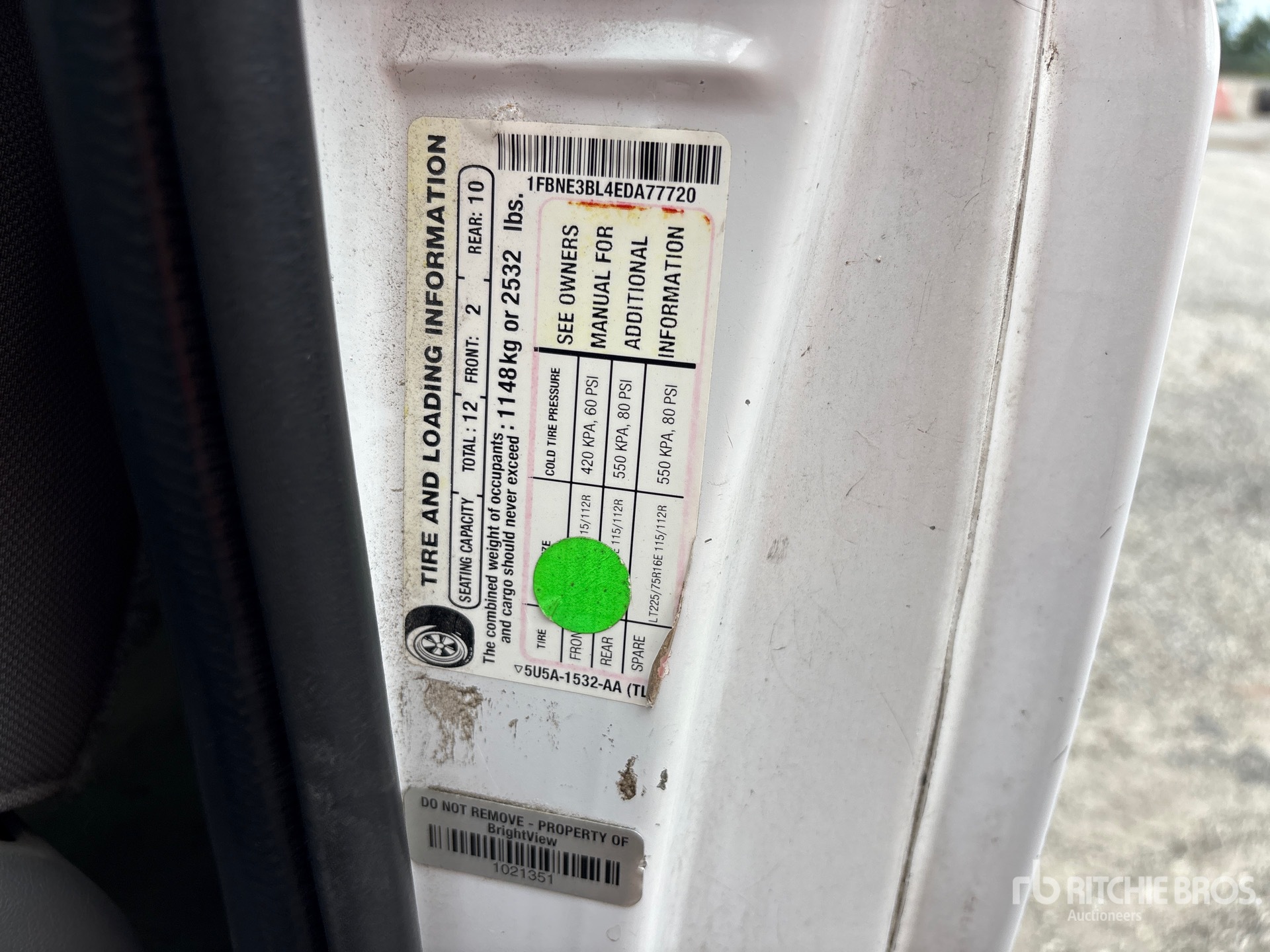 2014 Ford E-350