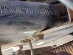 Aspect général with Photo du numéro de série/NIV du timbre du cadre