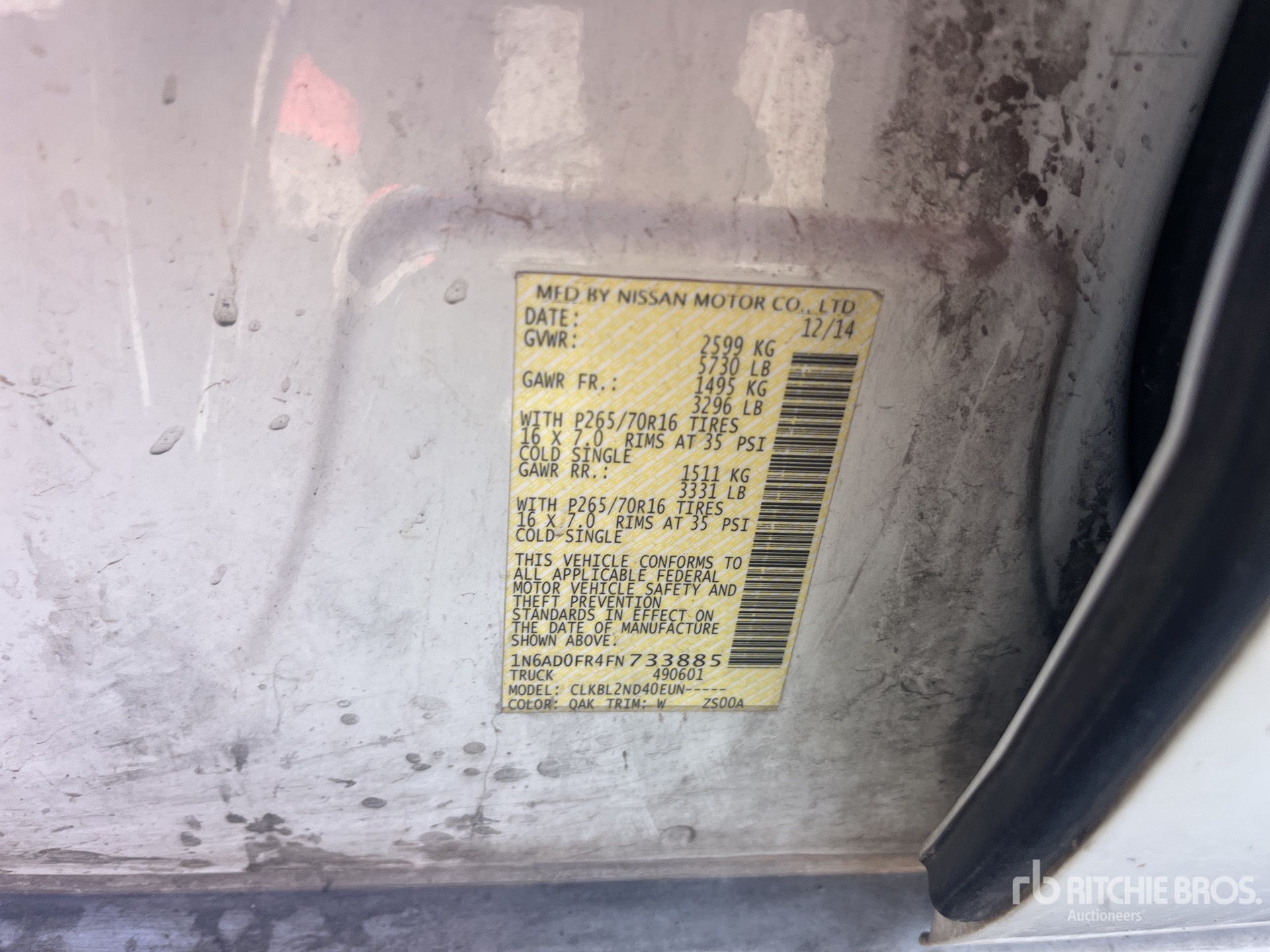 2015 Nissan FRONTIER