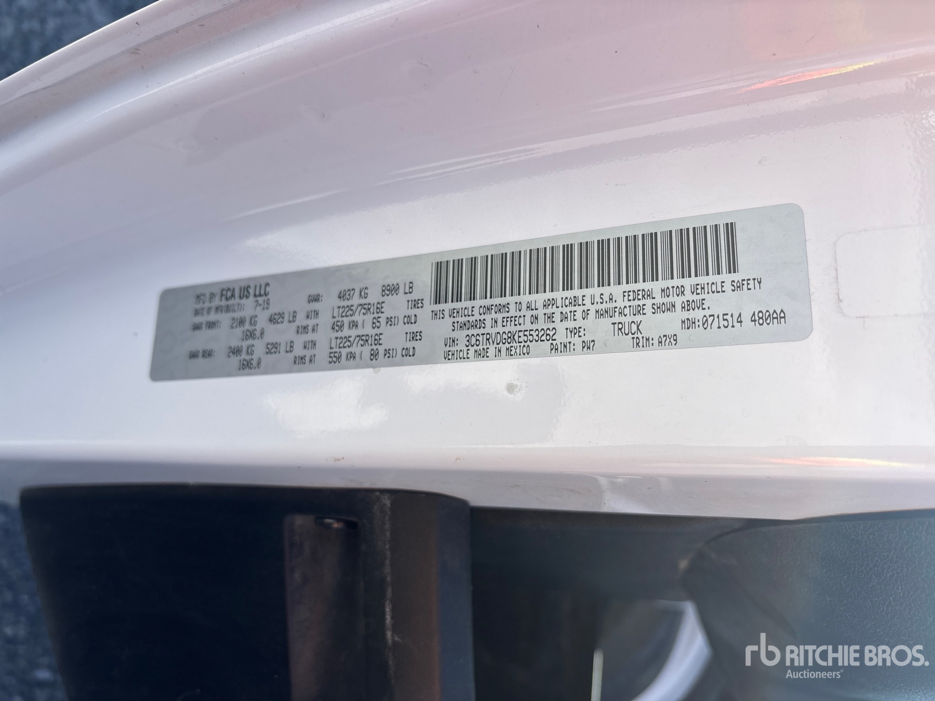 2019 Ram PROMASTER 2500
