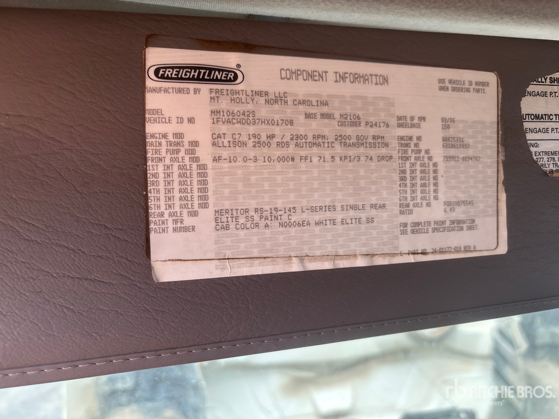 2007 Freightliner M2 106
