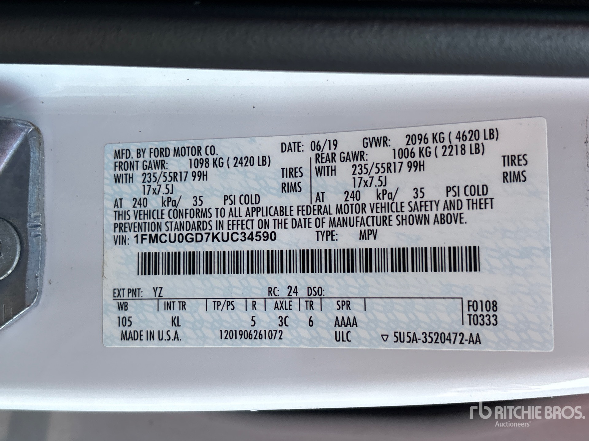 2019 Ford ESCAPE