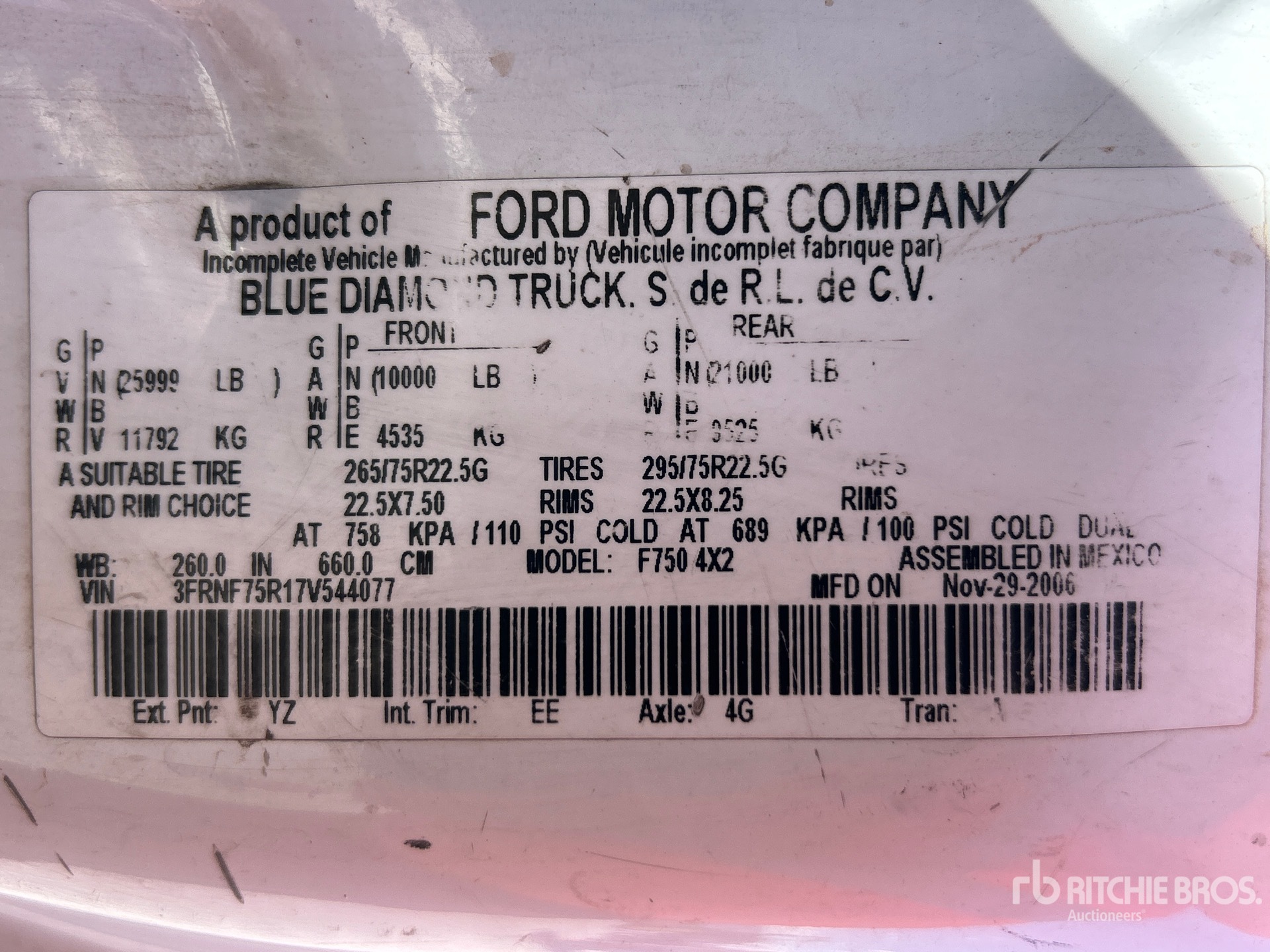 2007 Ford F-750