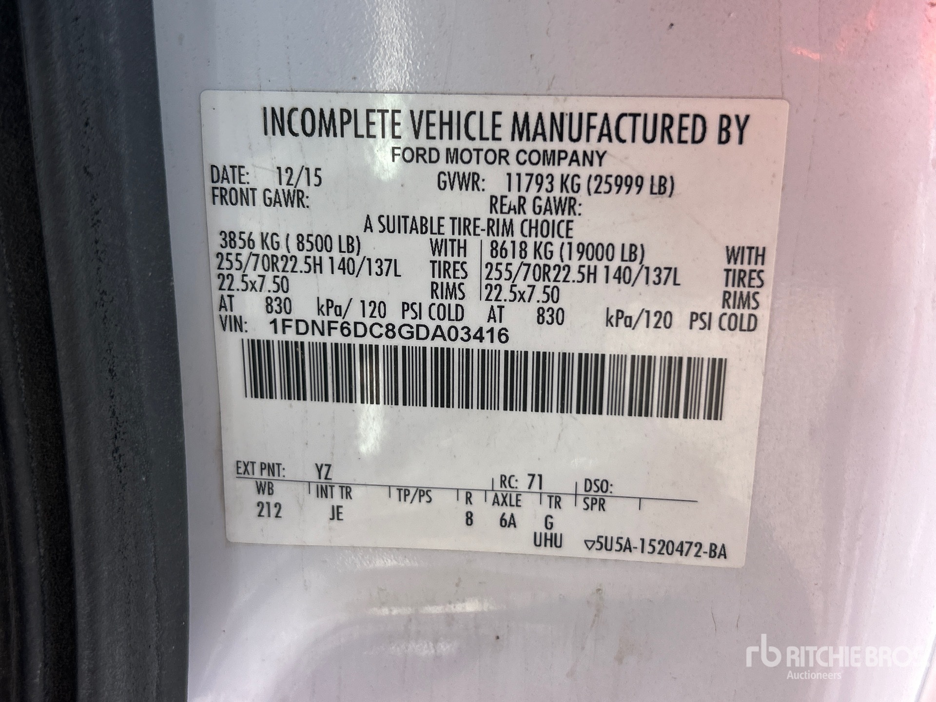 2016 Ford F-650