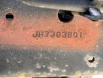 General Appearance with Frame Stamp Serial Number/VIN Photo