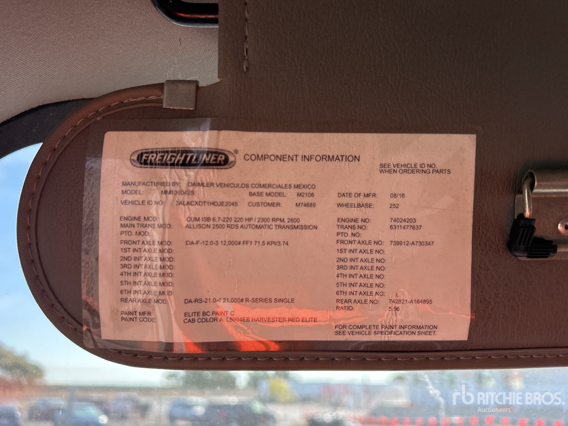 2017 Freightliner M2 106
