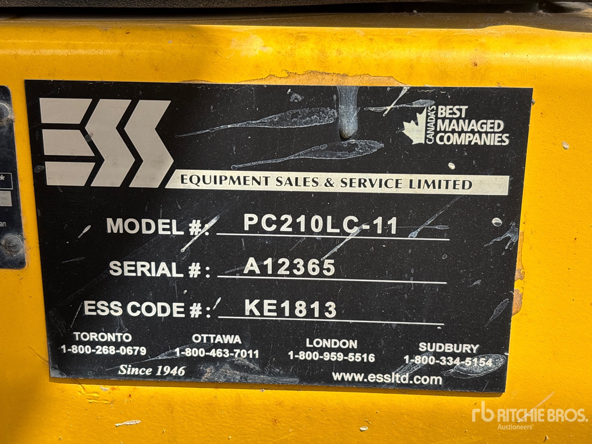 2017 Komatsu PC210LC-11