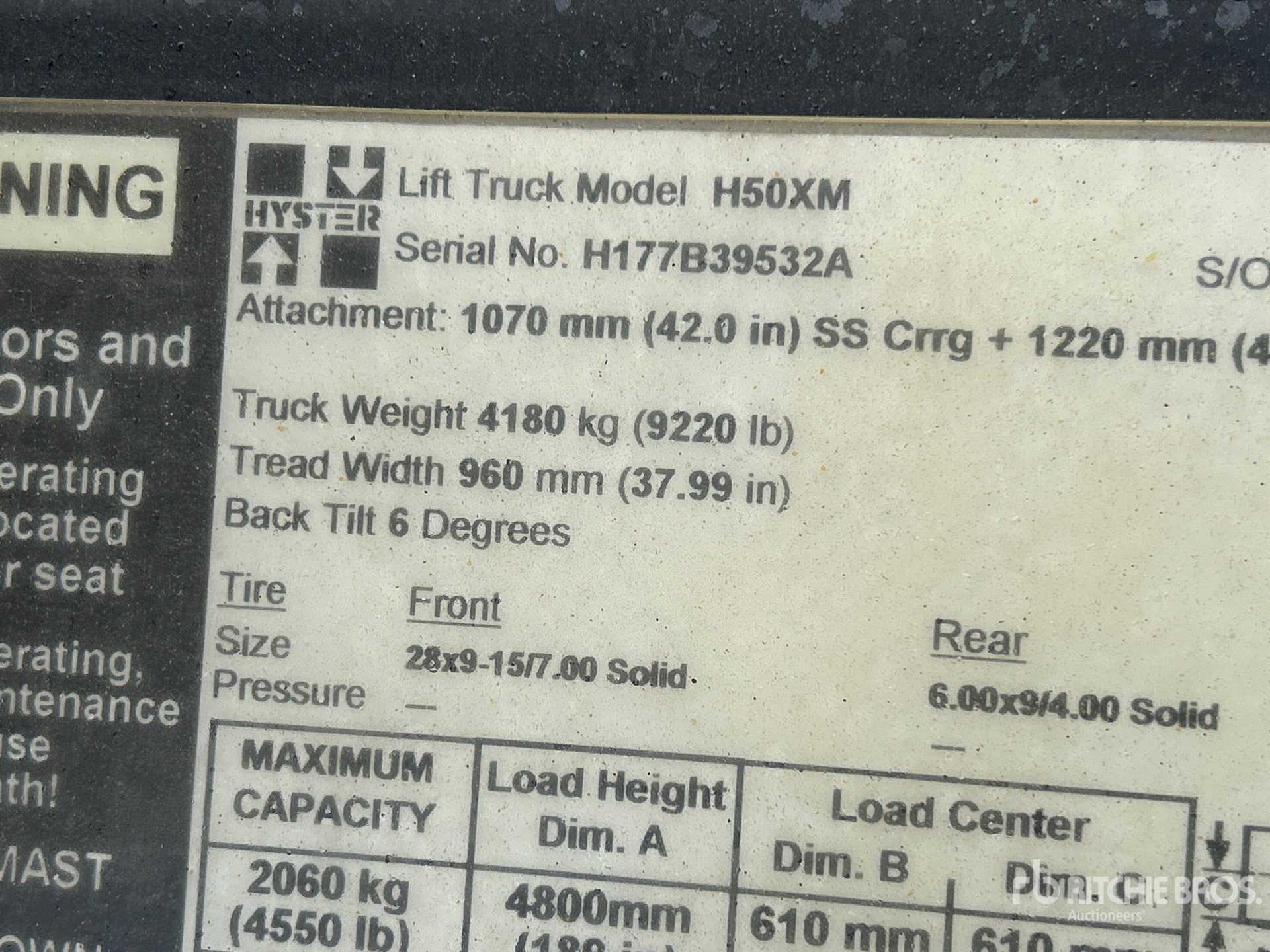 2003 Hyster H50XM