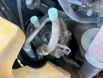 Engine with A/C Compressor