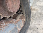 Undercarriage with Rear idler wear