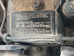 Engine with Emission Label