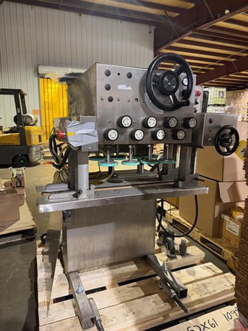 Kiss Packaging Systems CT-08 8 Spindle Stainless Bottle Capper