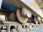 Undercarriage with Left Track Rollers