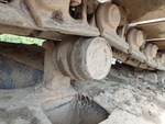 Undercarriage with Left Carrier Rollers