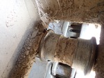 Undercarriage with Left Track Rollers