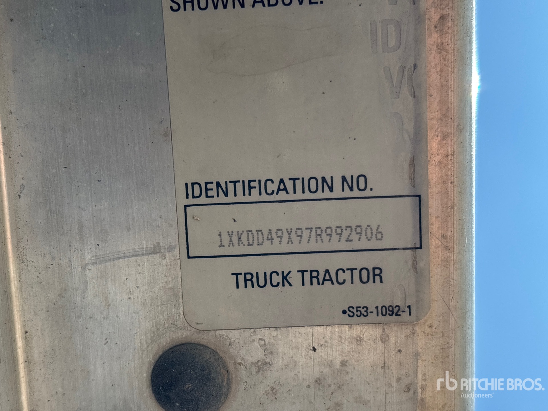 2007 Kenworth T800B