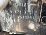General Appearance with Frame Stamp Serial Number/VIN Photo