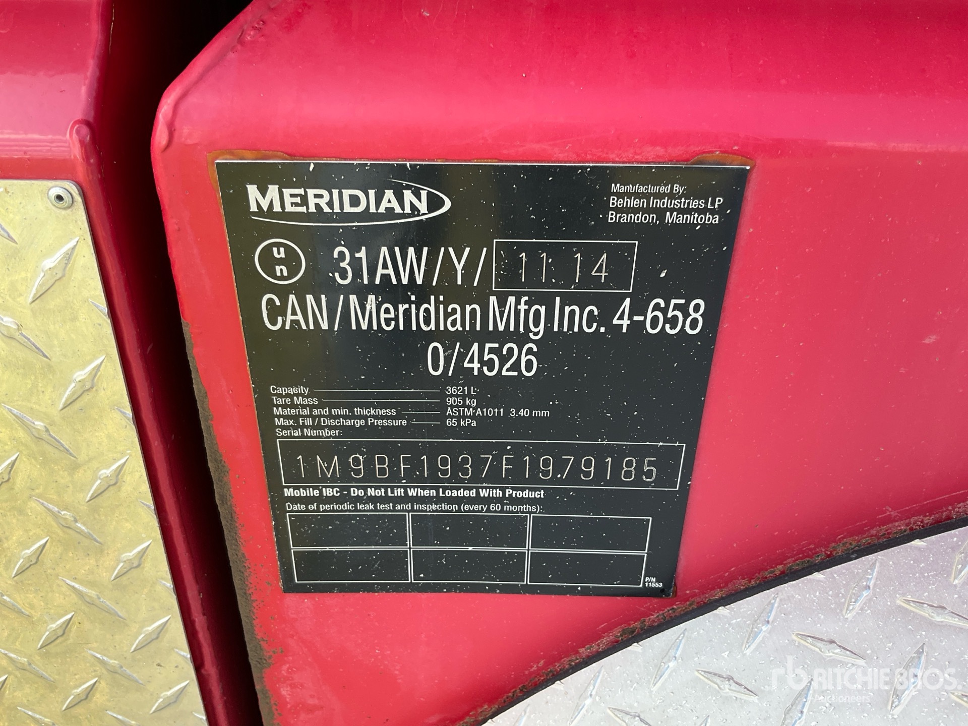 2015 Meridian FUEL EXPRESS PL