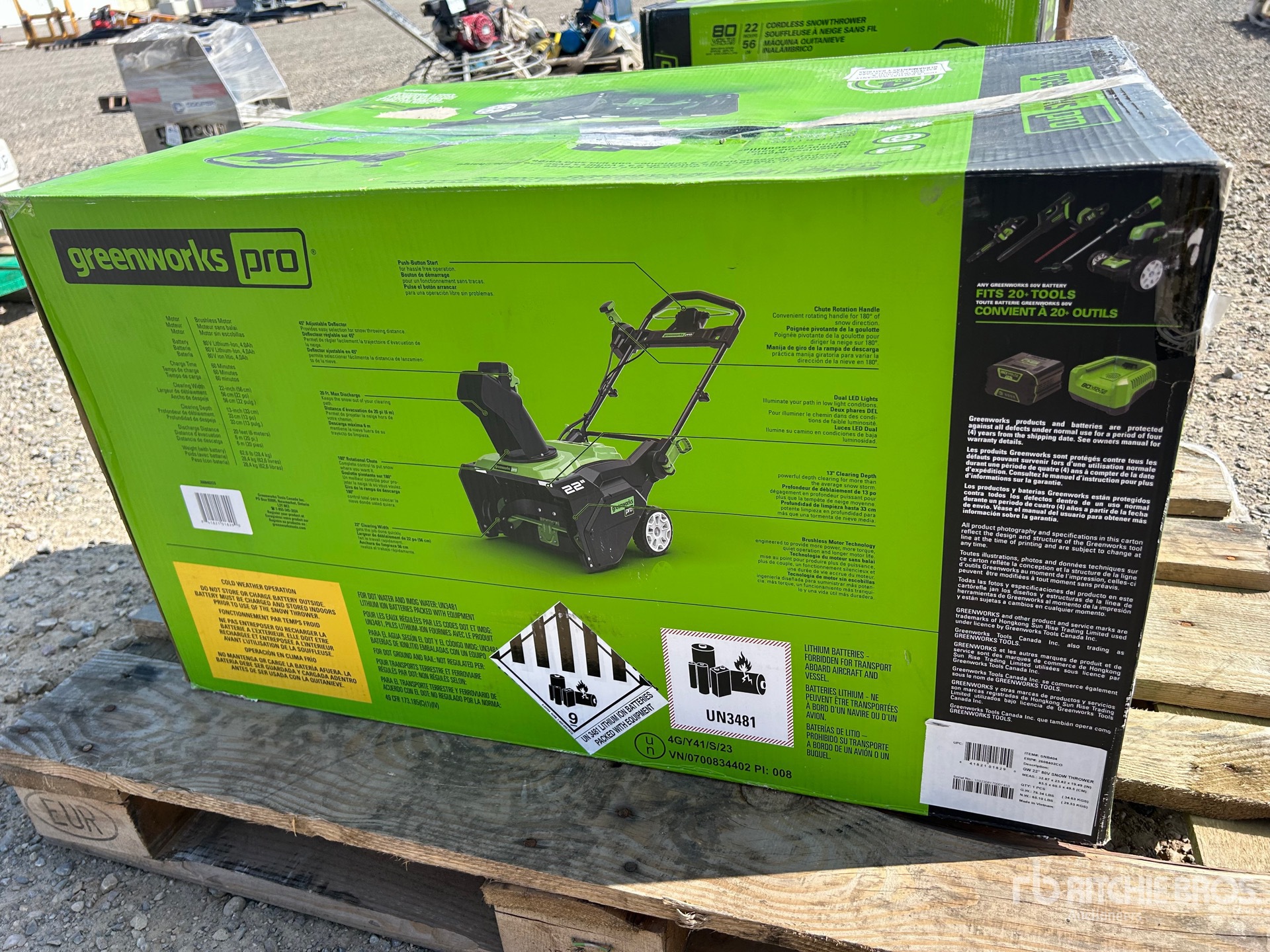 Greenworks 1 FT 10 IN 1 WAY ELECTRIC