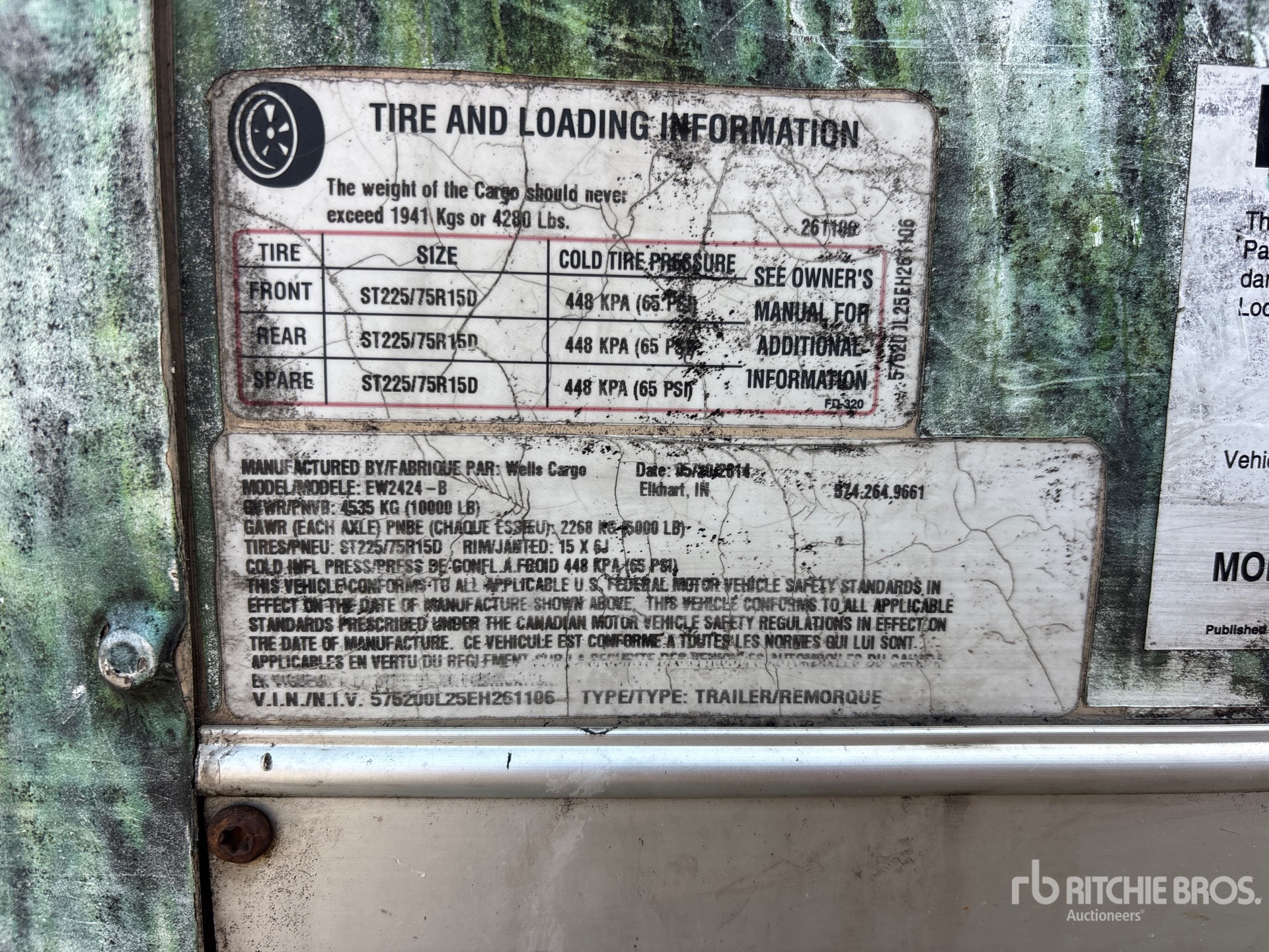 2014 Wells Cargo EW2424-B