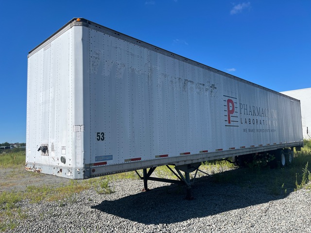 1992 Stoughton AVW-535T-S-C 53 ft x 102 in T/A Van Trailer