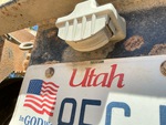 Trailer Chassis with License Plate Light Functional