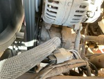 Engine with A/C Compressor