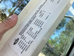 General Appearance with Motor Vehicle Safety Standards Label