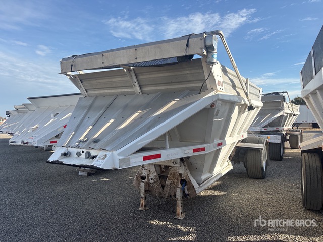 2020 Semiremolques El Paisano 20 Ft T/a Spread Axle Pup Belly Dump Trailer