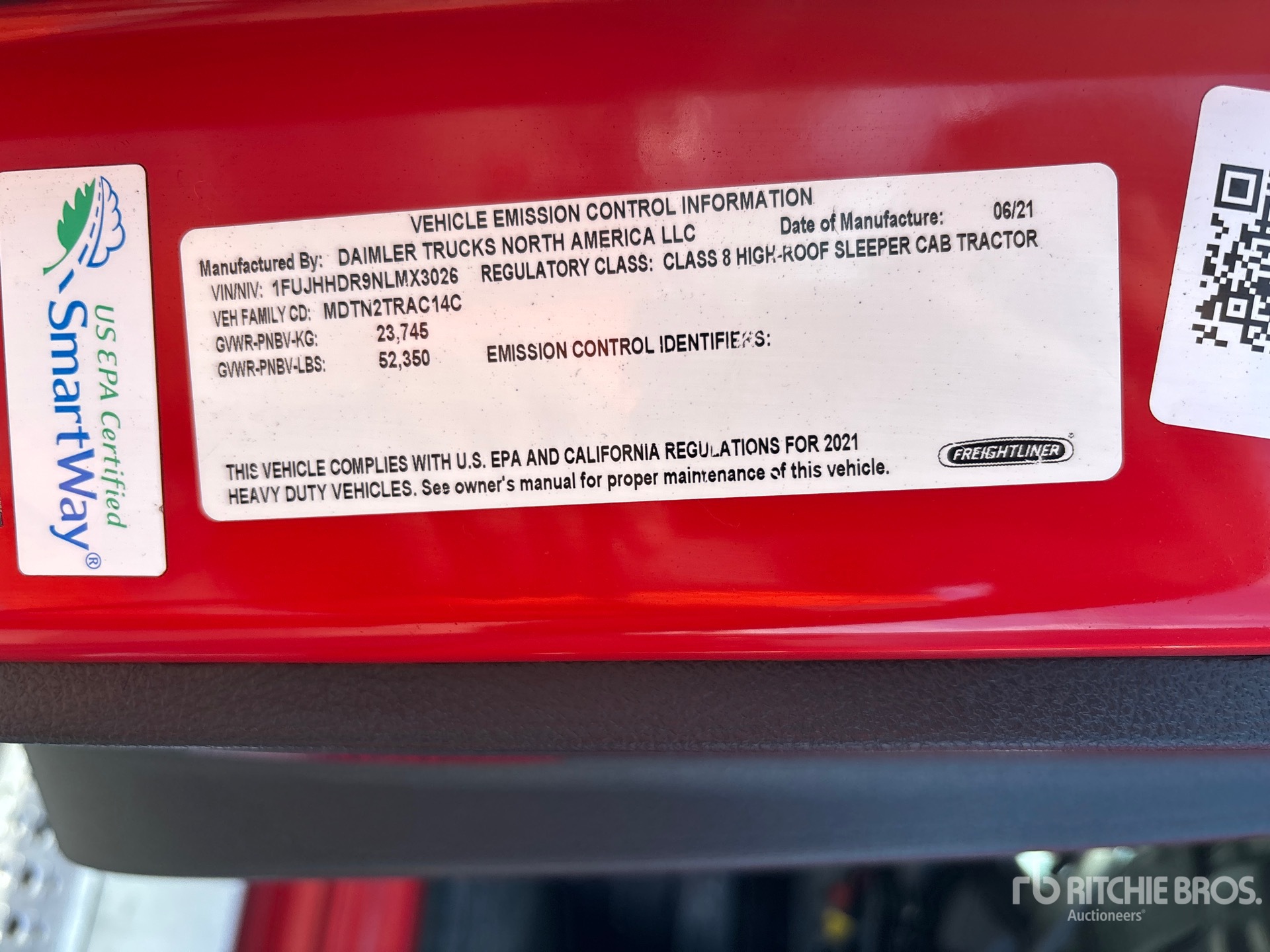 2022 Freightliner CASCADIA 126