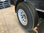 Trailer Chassis with Right Rear Tire