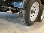 Trailer Chassis with Left Front Tire
