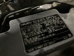 Engine with Emission Label