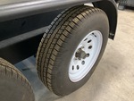 Trailer Chassis with Left Rear Tire