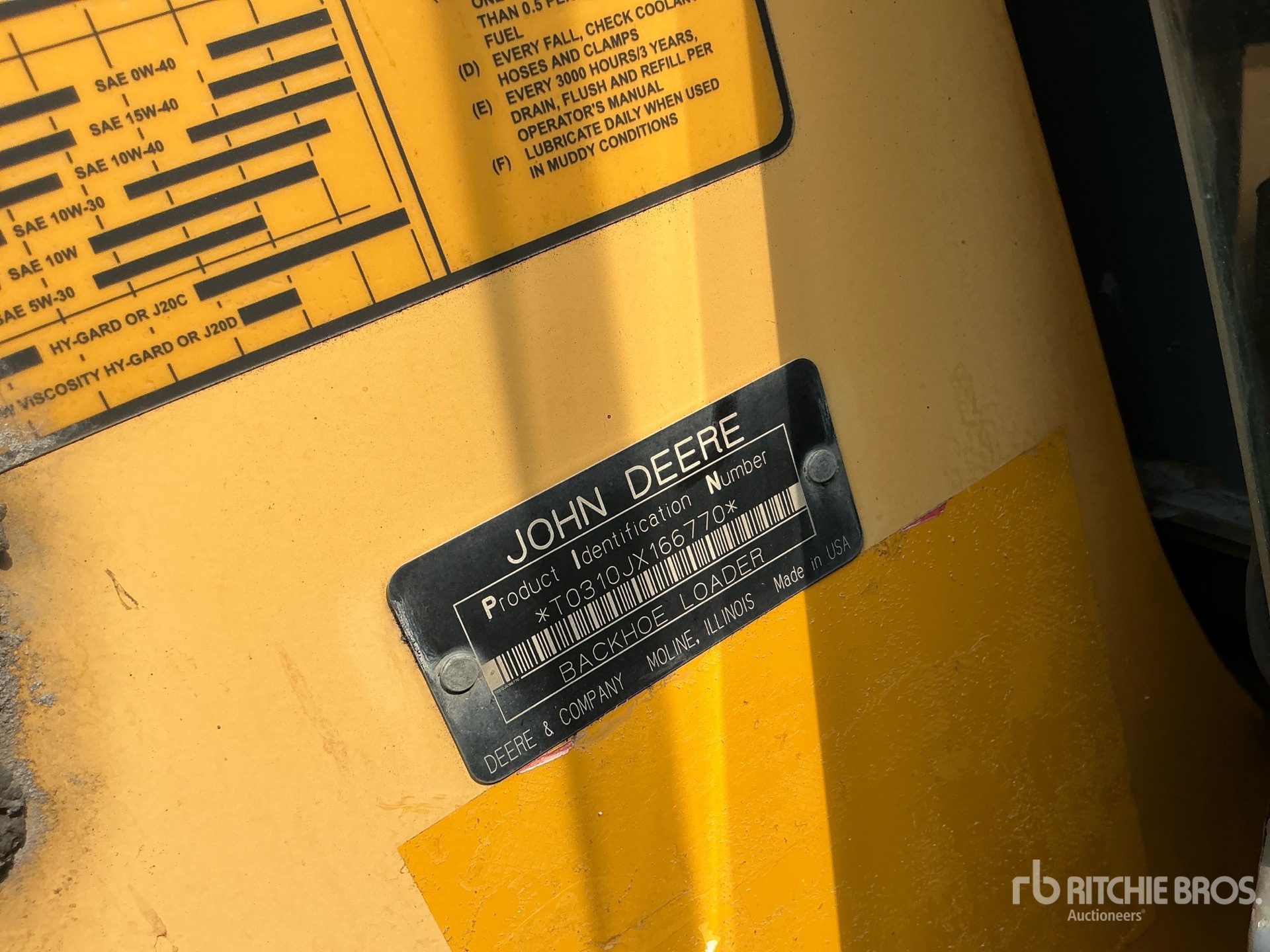 Photo of a 2008 John Deere 310J